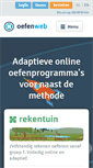 Mobile Screenshot of oefenweb.nl